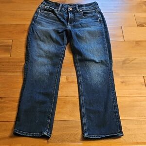 Silver Jeans Dark Blue Straight Leg Women's Jeans